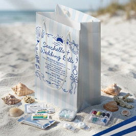 Muscheln & Hochzeitsglocken Strandparty-Erholungsk Kleine Geschenktüte