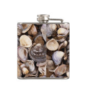 Muscheln im Mud Flachmann (Rückseite)