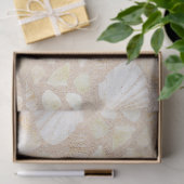Muscheln im Sand Decoupage Tissue Seidenpapier (Geschenk)