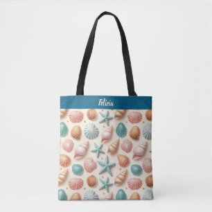 Muscheln im Überfluss Tasche