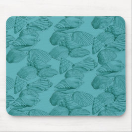 Muscheln in Aqua Mousepad