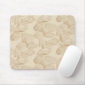 Muscheln in Beige Mousepad (Mit Mouse)