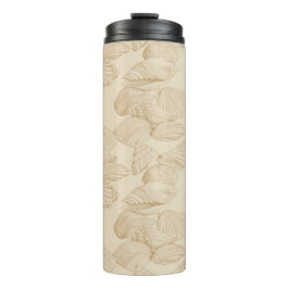 Muscheln in Beige Thermosbecher