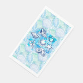 Muscheln in blau serviette (Ecke)