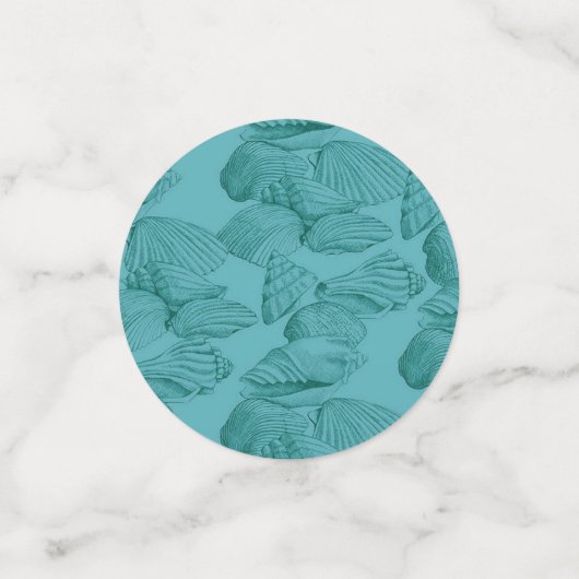 Muscheln in der Sandweinbox Konfetti (Klein Vorderseite)