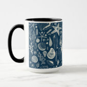 Muscheln in dunkelblau tasse (Links)