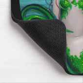 "Muscheln in meinem Haar" Mousepad (Ecke)