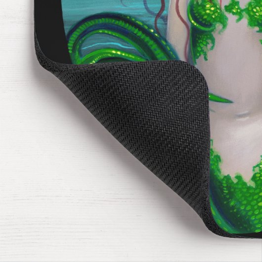 "Muscheln in meinem Haar" Mousepad (Ecke)