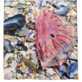Muscheln Jellyfish Ocean Beach View Duschvorhang (Vorderseite)