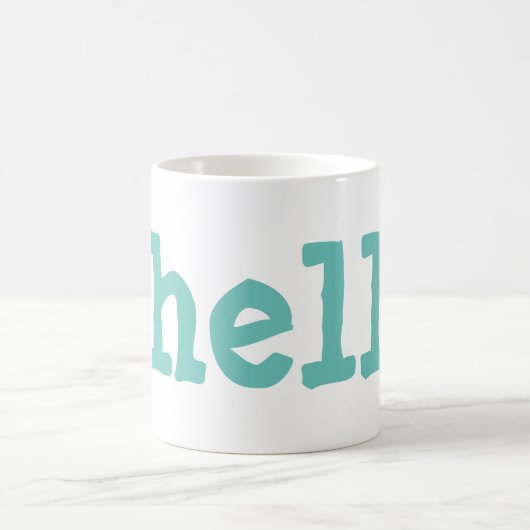 Muscheln Kaffeetasse (Mittel)