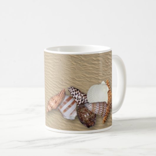 Muscheln Kaffeetasse (VorderseiteRechts)