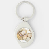 Muscheln, Kamm-Muscheln, Muscheln, Scallops Schlüsselanhänger (Vorderseite)