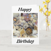 Muscheln Karte (Gelbe Blume)