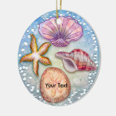 Muscheln Keramik Ornament (Links)
