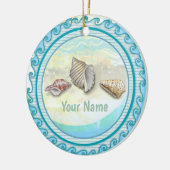 Muscheln Keramik Ornament (Links)