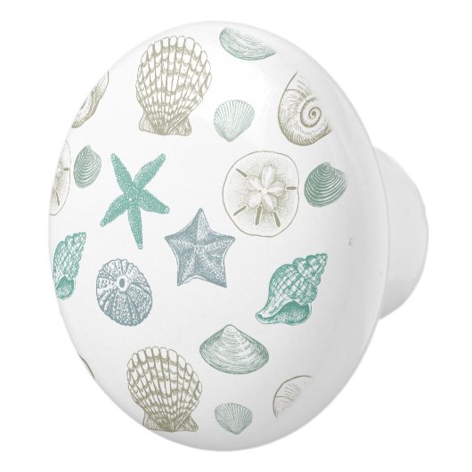 Muscheln Keramikknauf (Rechts)