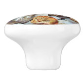 Muscheln Keramikknauf (Seitenansicht)