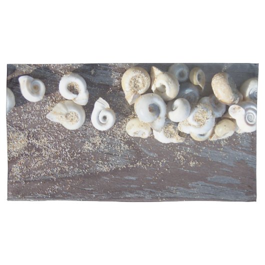 Muscheln Kissenbezug (Vorderseite-Links)