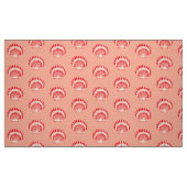 Muscheln - Koralle und Pfirsich Stoff (Fat Quarter (45,7 x 55,9 cm))