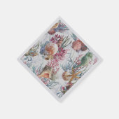 Muscheln Korallenpapier Napkin Serviette (Ecke)