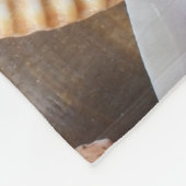 Muscheln Korallenuntergrund Fleecedecke (Ecke)