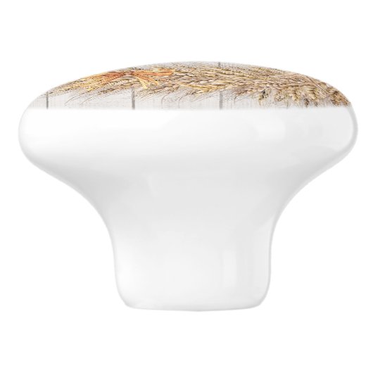 Muscheln Kranzknöpfe Keramikknauf (Seitenansicht)