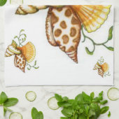 Muscheln Küchenhandtücher Küchentuch (Gefaltet)