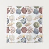 Muscheln Küstenstrand Wandteppich (Vorderseite (Horizontal))