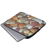 Muscheln Laptopschutzhülle (Vorne Knopf)