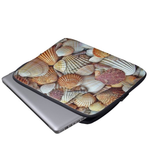 Muscheln Laptopschutzhülle (Vorne Knopf)