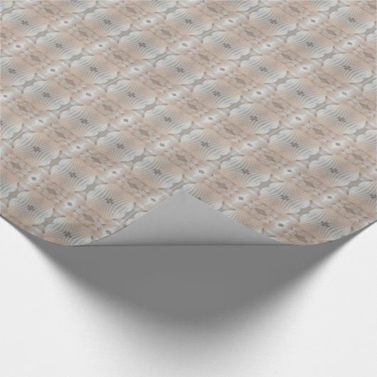 Muscheln Liebe, romantische exotische tropische Br Geschenkpapier (Ecke)