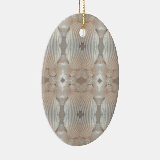 Muscheln Liebe, romantische exotische tropische Br Keramik Ornament (Rechts)