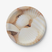 Muscheln Liebe, Summer Beach Picnic, Papiertafel Pappteller (Vorderseite)