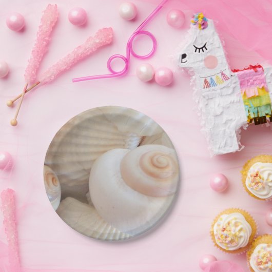 Muscheln Liebe, Summer Beach Picnic, Papiertafel Pappteller (Party)