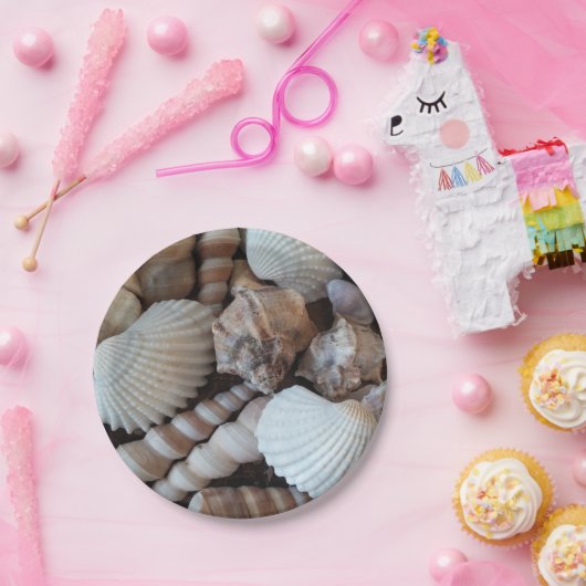 Muscheln Liebe, Summer Beach Picnic, Papiertafel Pappteller (Party)