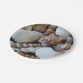 Muscheln Liebe, Summer Beach Picnic, Papiertafel Pappteller