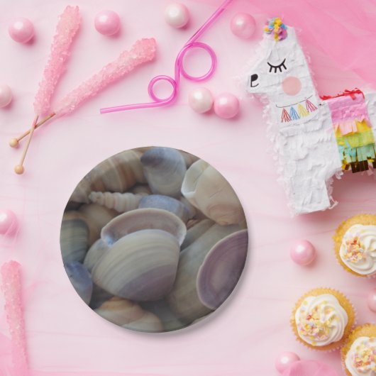 Muscheln Liebe, Summer Beach Picnic, Papiertafel Pappteller (Party)