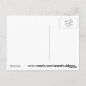 Muscheln Mandala Postkarte (Rückseite)