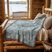 Muscheln. Maritim. Wurfdecke Decke