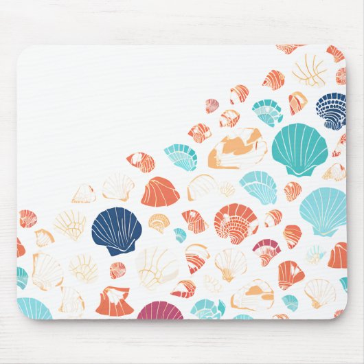 Muscheln Mousepad (Vorne)