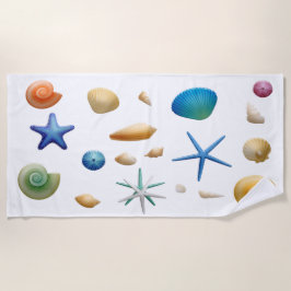 Muscheln Muscheln Strandtuch
