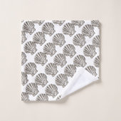 Muscheln-Muschelschalen Badhandtuch Set (Waschlappen)