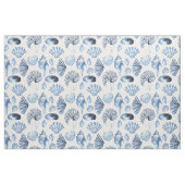 Muscheln Muster in Blau Stoff (Fat Quarter (45,7 x 55,9 cm))