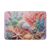 Muscheln, Ocean Bath Room Rug Mat Wohngestaltung Badematte (Vorderseite)