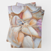 Muscheln Ocean Beach Decoupage Art Design Geschenkpapier Set (Beispiel)