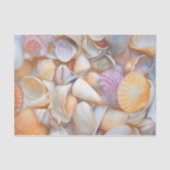 Muscheln Ocean Beach Decoupage Art Design Seidenpapier (Vorderseite)