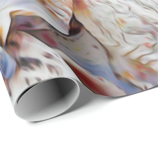 Muscheln Ocean Beach Wasserfarbendekoutierung Geschenkpapier (Rolleneckpunkt)