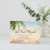 Muscheln, Palm Beach Moving Ankündigungspostkarte (Stehend Vorderseite)