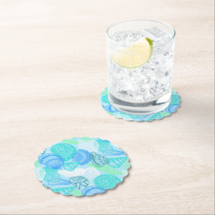 Muscheln Paper Untersetzer