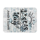 Muscheln Personalisiert Meeres-the-Day Cruise Magnet (Horizontal)
